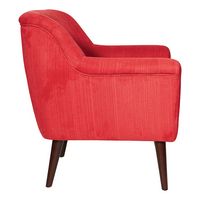 OSP Home Furnishings - Dane Accent Chair - Merlot - Left View