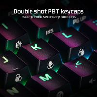 HyperX - Alloy Origins 60% Wired Mechanical Linear Red Switch Gaming Keyboard and RGB Back Lighti... - Left View