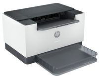 HP - LaserJet M209dw Wireless Black-and-White Laser Printer - White & Slate - Left View