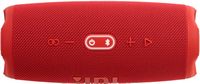 JBL - CHARGE5 Portable Waterproof Speaker with Powerbank - Red - Left View