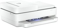 HP - ENVY 6455e Wireless All-In-One Inkjet Printer with 3 months of Instant Ink Included with HP+... - Left View