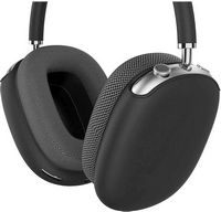 SaharaCase - Liquid Silicone Cover Case for Apple AirPods Max - Midnight Black - Left View