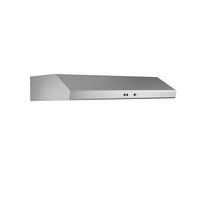 Zephyr - 36 inches - Externally Vented - Under cabinet Range Hood - Stainless Steel - Left View