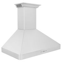 ZLINE - 36 inches - Externally Vented - Wall Range Hood - Stainless Steel - Left View