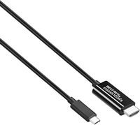 Best Buy essentials™ - 6' USB-C to HDMI Cable - Black - Left View