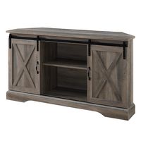 Modern Farmhouse TV Stand for TVs up to 58” - Left View