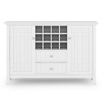 Bedford Sideboard Buffet and Wine Rack - Left View