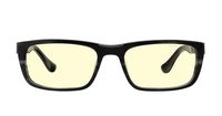 GUNNAR - Tahoe Computer Glasses with Blue Light Reduction, Amber Mineral Lenses - Slate - Left View