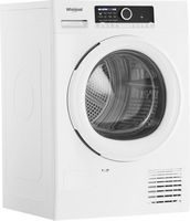 Whirlpool - 4.3 Cu. Ft. Electric Dryer with Energy-Efficient Small Space Dryer Technology - White - Left View