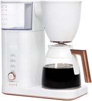 Café - Smart Drip 10-Cup Coffee Maker with Wi-Fi - Matte White - Left View