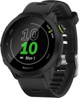 Garmin - Forerunner 55 GPS Smartwatch 42mm Fiber-Reinforced Polymer - Black - Left View