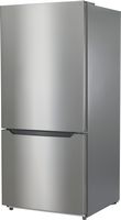 Insignia™ - 18.6 Cu. Ft. Bottom Freezer Refrigerator with ENERGY STAR Certification - Stainless S... - Left View