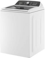 Whirlpool - 4.7-4.8 Cu. Ft. Top Load Washer with 2 in 1 Removable Agitator - White - Left View