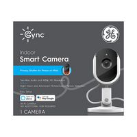 General Electric - Cync Smart Indoor Camera - White - Left View