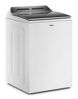 Whirlpool - 5.2-5.3 Cu. Ft. Smart Top Load Washer with 2 in 1 Removable Agitator - White - Left View
