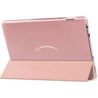 SaharaCase - Tri-Fold Folio Case for Amazon Fire HD 10 (2021) - Pink - Left View