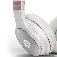 Raycon - The Everyday Over-Ear Active-Noise-Canceling Wireless Bluetooth Headphones - Rose Gold - Left View
