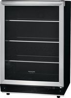 Frigidaire - Gallery 5.3 Cu. Ft. Built-In Beverage Center - Stainless Steel - Silver - Left View