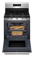 Maytag - 5.0 Cu. Ft. Gas Range with Air Fry for Frozen Food and Air Fry Basket - Stainless Steel - Left View