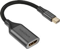 Insignia™ - Mini DisplayPort to HDMI Adapter - Black - Left View