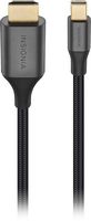Insignia™ - 6' Mini DisplayPort to HDMI Cable - Black - Left View