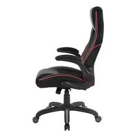 OSP Home Furnishings - Xeno Gaming Chair in Faux Leather - Red - Left View