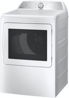 GE Profile - 7.4 Cu. Ft. Smart Electric Dryer with Sanitize Cycle and Sensor Dry - White - Left View