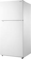 Insignia™ - 18 Cu. Ft. Top-Freezer Refrigerator with ENERGY STAR Certification - White - Left View