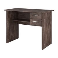 CorLiving - Kingston Rustic Two Drawer Desk - Brown - Left View