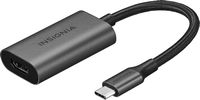 Insignia™ - USB-C to HDMI Adapter - Black - Left View