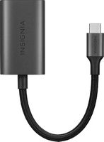 Insignia™ - USB-C to HDMI Adapter - Black - Left View