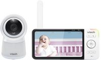 VTech - Smart Wi-Fi Video Baby Monitor w/ 5” HC Display and 1080p HD Camera, Built-in night light... - Left View