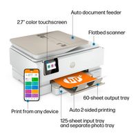 HP - ENVY Inspire 7955e Wireless AiO Inkjet Photo Printer w/ 3 Mo. of Instant Ink (+1 Bonus Mo. w... - Left View