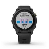 Garmin - Forerunner 745 GPS Smartwatch 30mm Fiber-Reinforced Polymer - Black - Left View