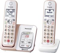 Panasonic - KX-TGD862G Link2Cell DECT 6.0 Expandable Cordless Phone System with Digital Answering... - Left View