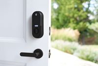 Nest x Yale - Smart Lock Wi-Fi Replacement Deadbolt with App/Keypad/Voice assistant Access - Blac... - Left View