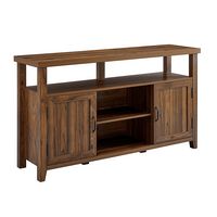 Classic 2-Door Tall TV Stand for Most TVs up to 65” - Left View