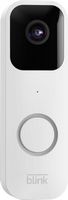 Blink - Smart Wifi Video Doorbell – Wired/Battery Operated - White - Left View