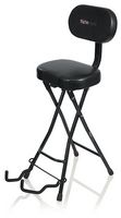 Gator Frameworks - Combo Guitar Seat and Stand - Black - Left View
