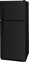 Frigidaire - 20.5 Cu. Ft. Top-Freezer Refrigerator - Black - Left View