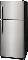 Frigidaire - 20.5 Cu. Ft. Top-Freezer Refrigerator - Stainless Steel - Left View