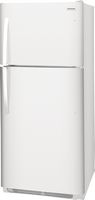 Frigidaire - 20.5 Cu. Ft. Top-Freezer Refrigerator - White - Left View