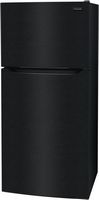 Frigidaire - 18.3 Cu. Ft. Top Freezer Refrigerator - Black - Left View