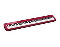 Casio - PX-S1100 Full-Size Keyboard with 88 Keys - Red - Left View