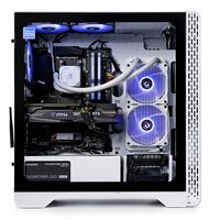 Thermaltake - Glacier 360 Gaming Desktop - AMD Ryzen 5 5600X - 16GB Memory - NVIDIA GeForce RTX 3... - Left View