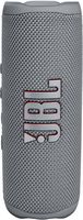 JBL - FLIP6 Portable Waterproof Speaker - Gray - Left View