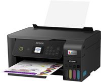 Epson - EcoTank ET-2800 Wireless Color All-in-One Inkjet Cartridge-Free Supertank Printer - Black - Left View