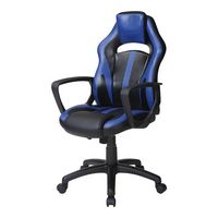 OSP Home Furnishings - Influx Gaming Chair - Blue - Left View