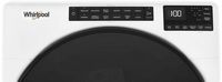 Whirlpool - 7.4 Cu. Ft. Stackable Electric Dryer with Wrinkle Shield - White - Left View
