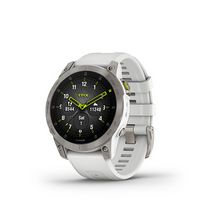 Garmin - epix (Gen 2) GPS Smartwatch 47mm Fiber-reinforced polymer - White Titanium - Left View